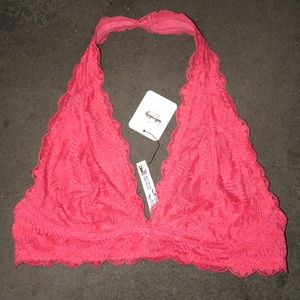 Gallon lace halter bra bralette